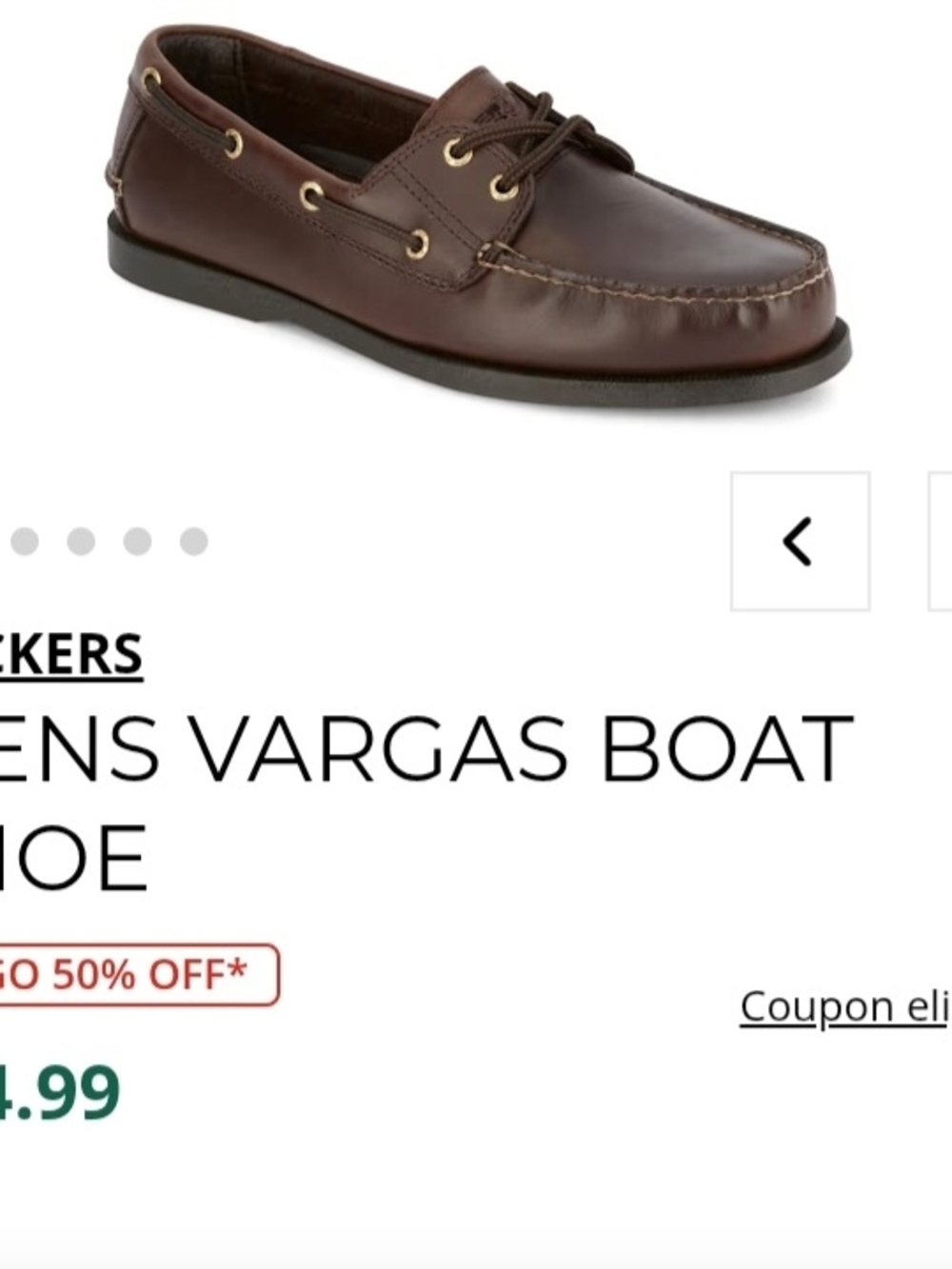 Dockers Vargas Dark Brown Leather Men’s Boat Shoes - Picture 8 of 8